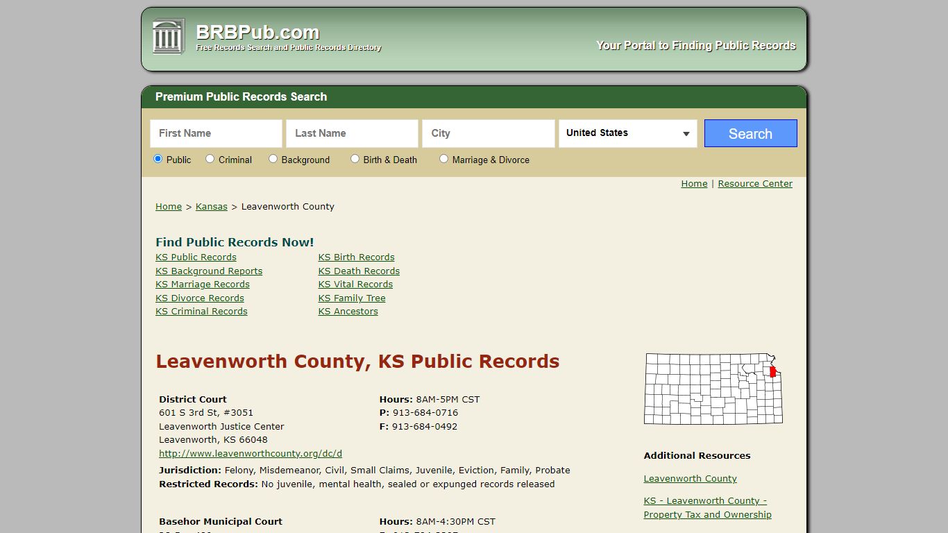 Leavenworth County Public Records | Search Kansas ...